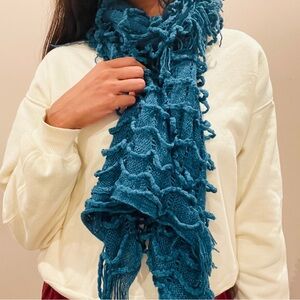 Turquoise scarf